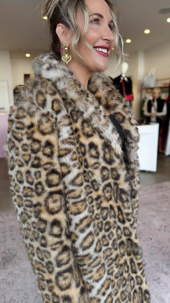 JUNGLE COAT - LEOPARD PRINT - THEPINK
