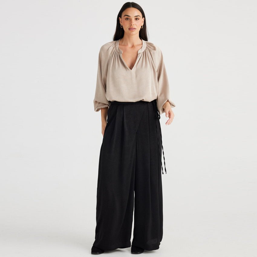 LAINEY PANTS BLACK - THEPINK