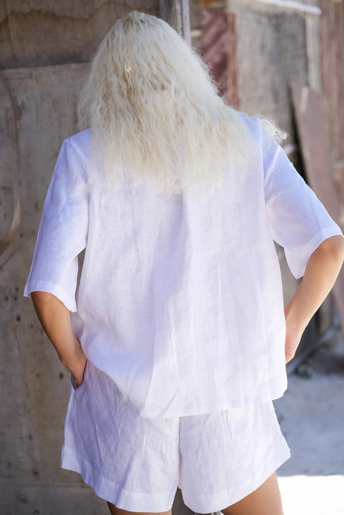 LOU SHIRT - WHITE - THEPINK
