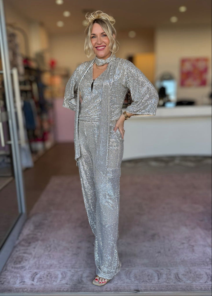 LOVER SEQUIN BLOUSE - THEPINK
