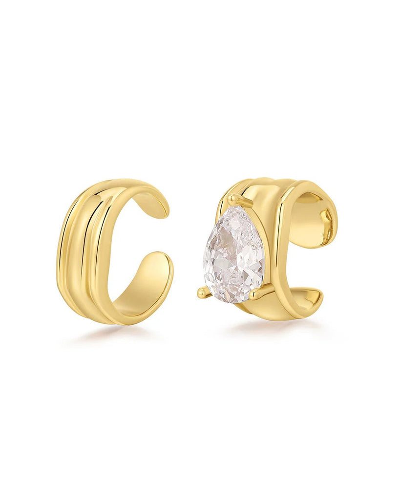 LUXE STONE EAR CUFF - THEPINK