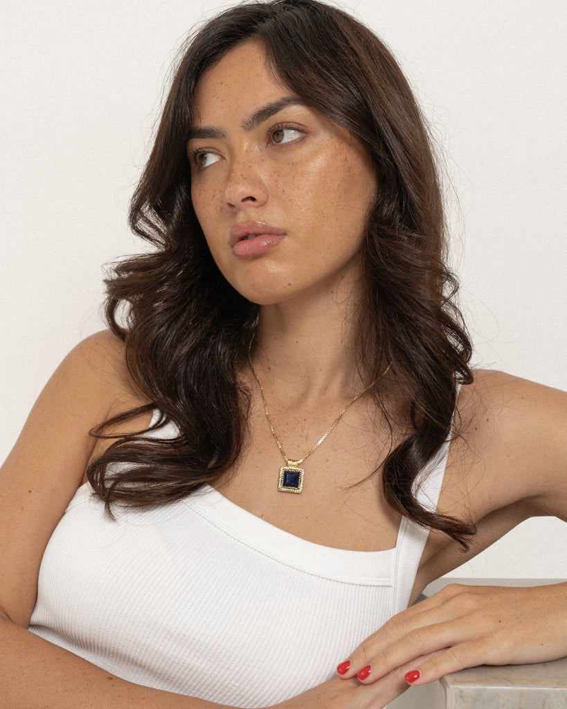 MARIA PENDANT - LAPIS LAZULI - THEPINK