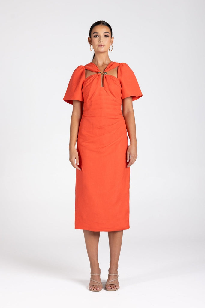 MARLOWE DRESS - APEROL - THEPINK