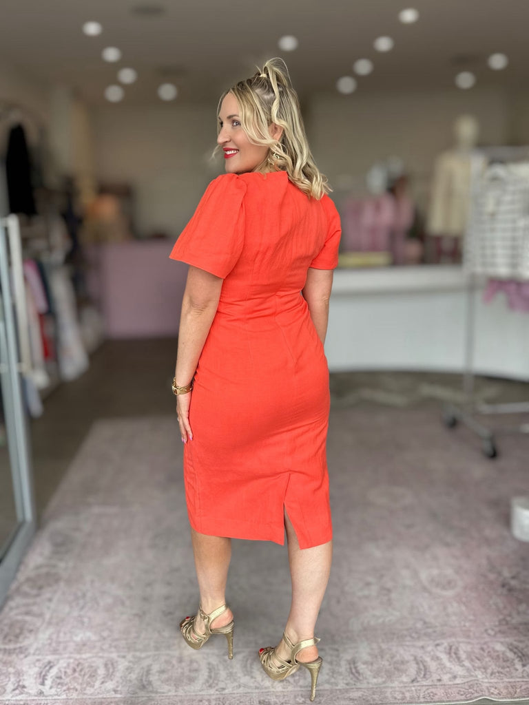 MARLOWE DRESS - APEROL - THEPINK