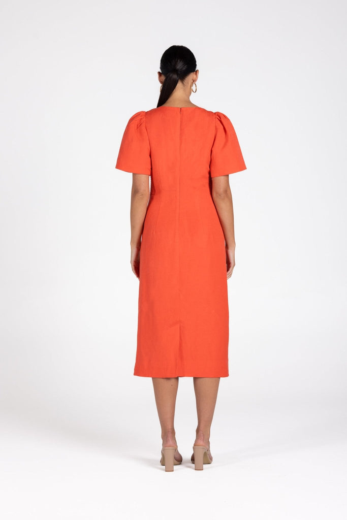 MARLOWE DRESS - APEROL - THEPINK