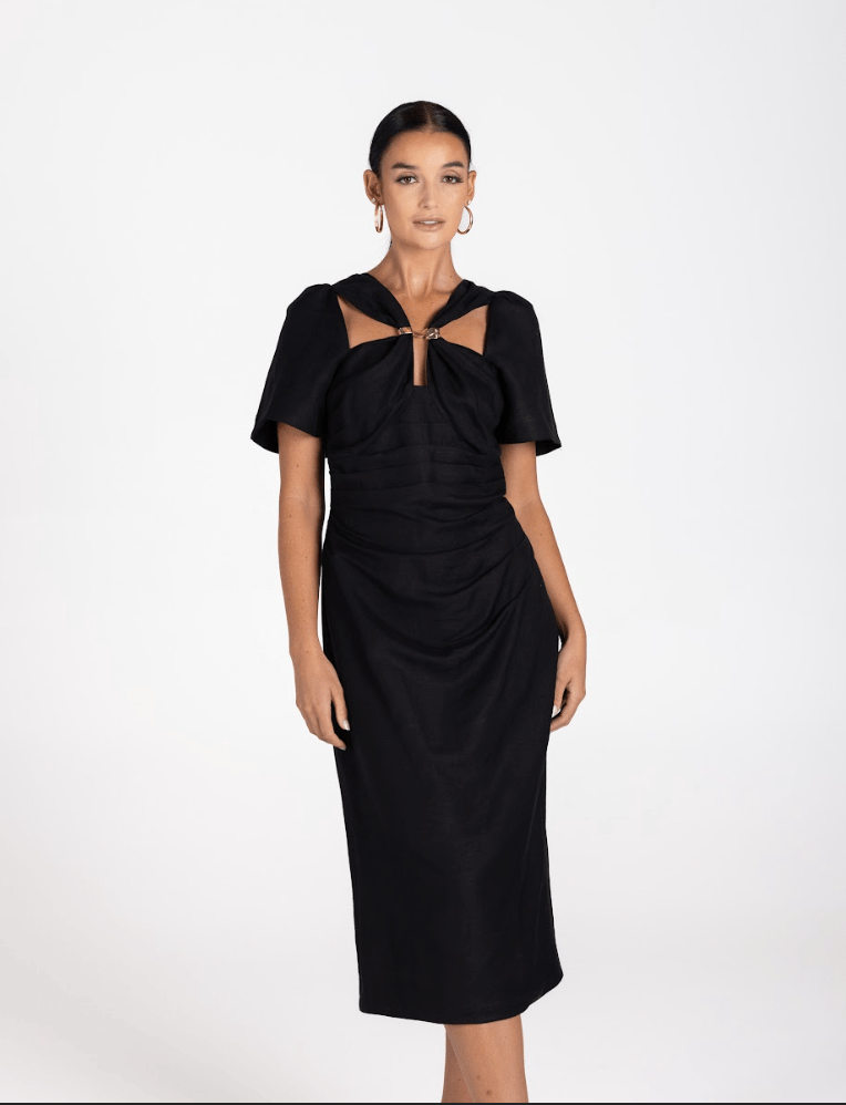 MARLOWE DRESS - BLACK - THEPINK