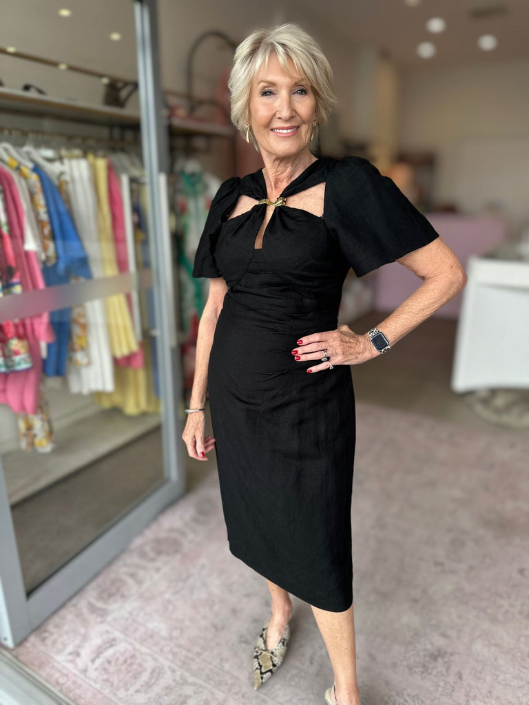 MARLOWE DRESS - BLACK - THEPINK