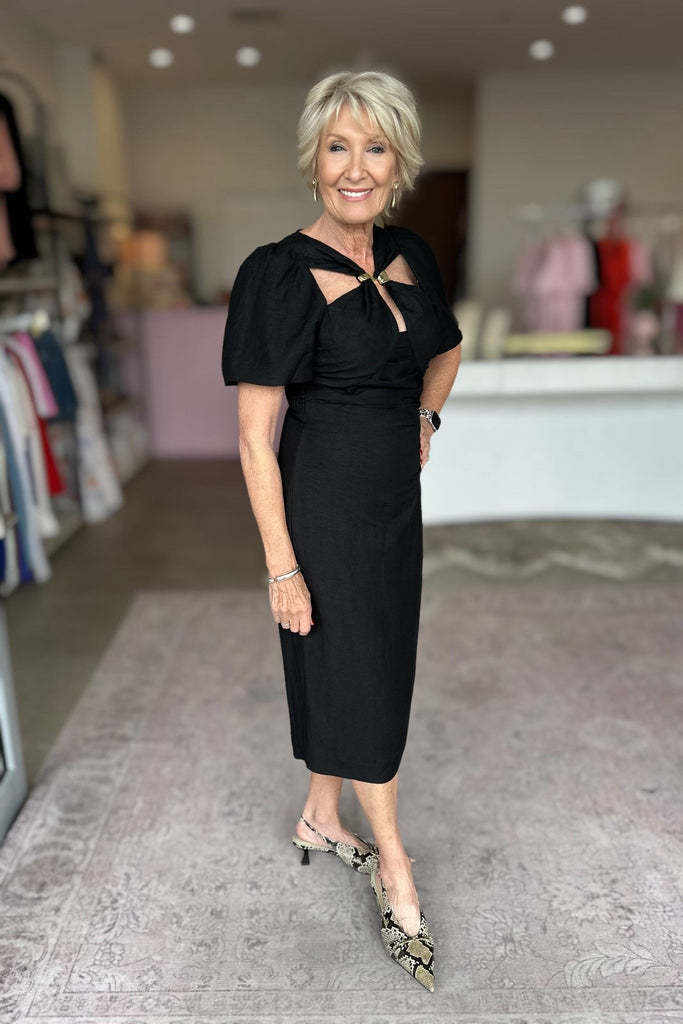 MARLOWE DRESS - BLACK - THEPINK