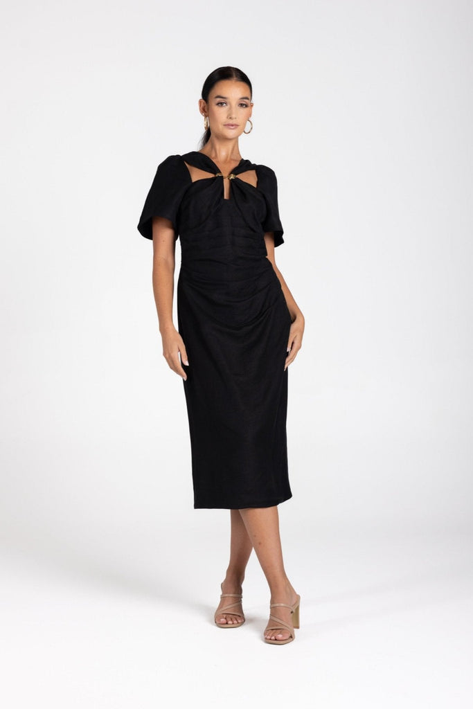 MARLOWE DRESS - BLACK - THEPINK