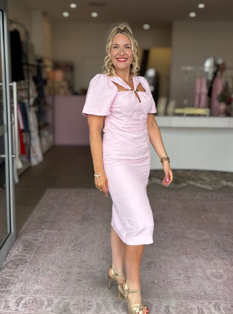 MARLOWE DRESS - PINK - THEPINK