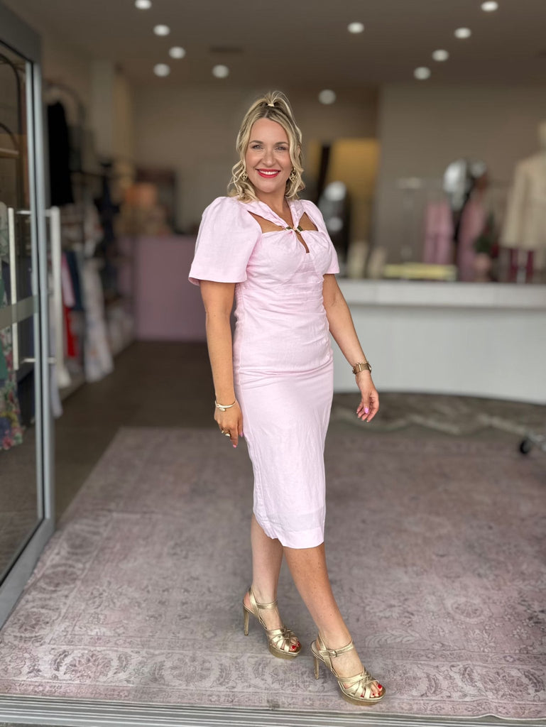 MARLOWE DRESS - PINK - THEPINK