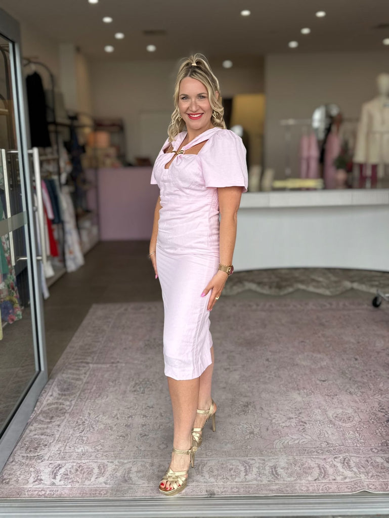 MARLOWE DRESS - PINK - THEPINK