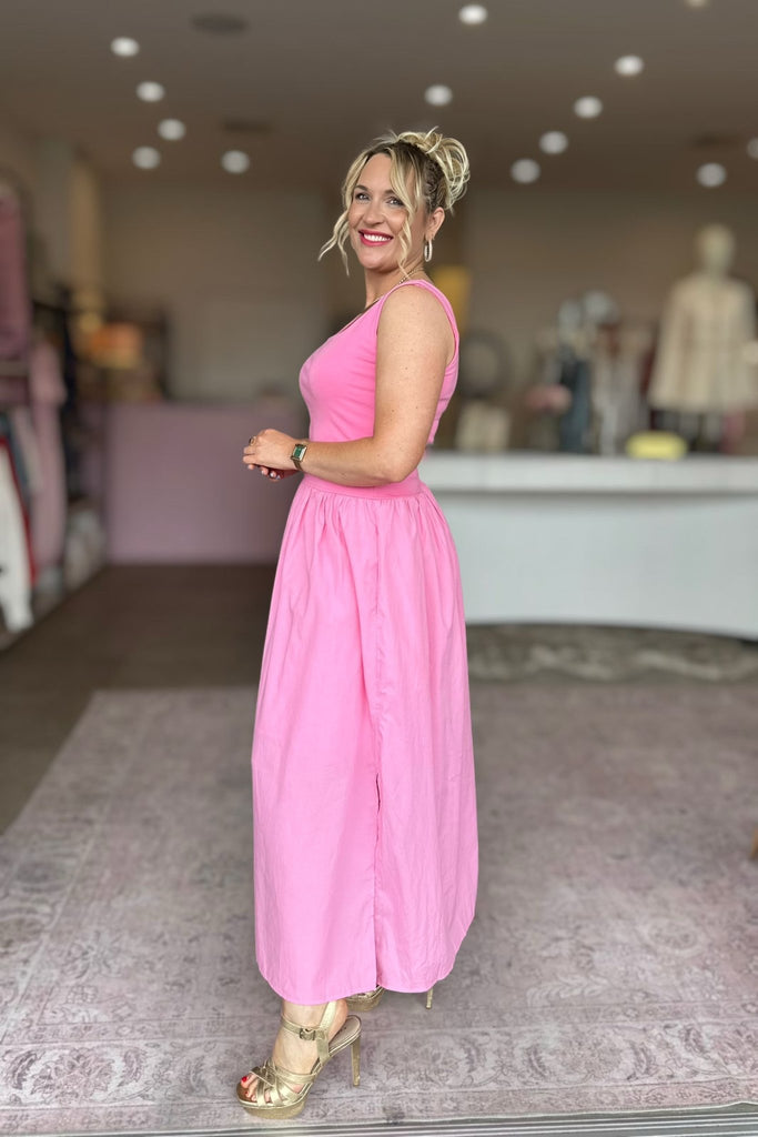 MAYA DRESS - PEONY PINK - THEPINK