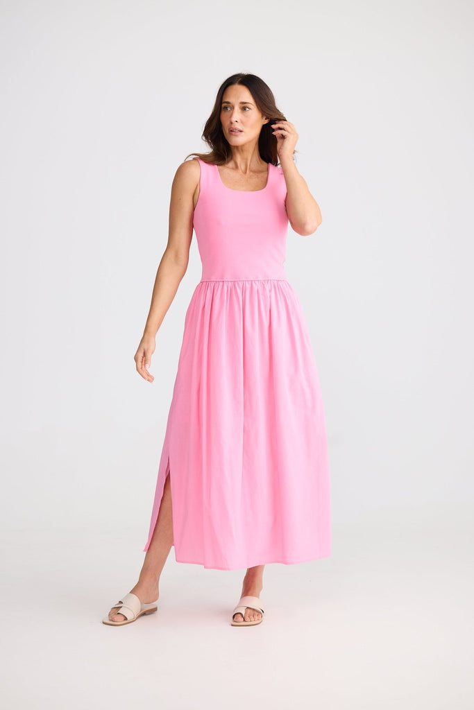 MAYA DRESS - PEONY PINK - THEPINK