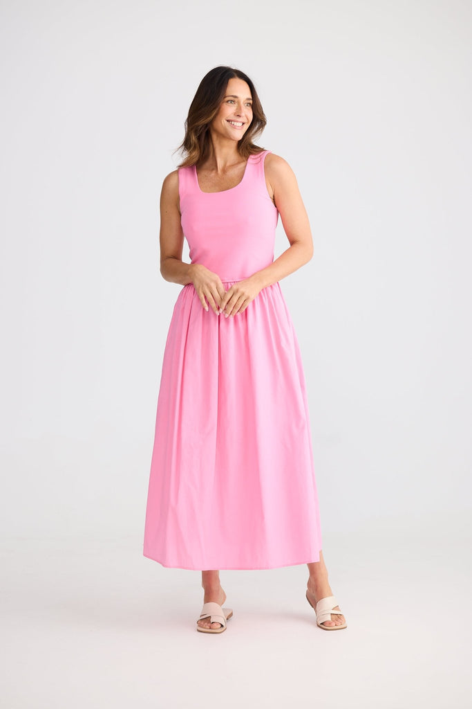 MAYA DRESS - PEONY PINK - THEPINK