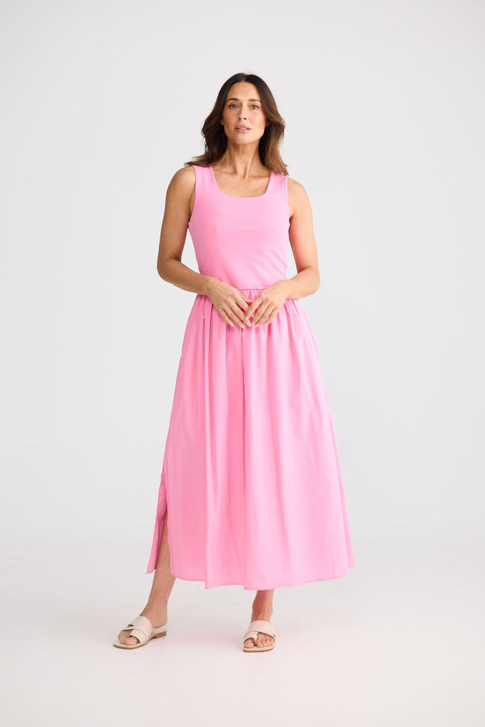 MAYA DRESS - PEONY PINK - THEPINK