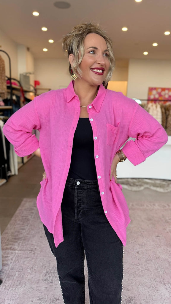 MOSMAN TEXTURED SHIRT - THEPINK