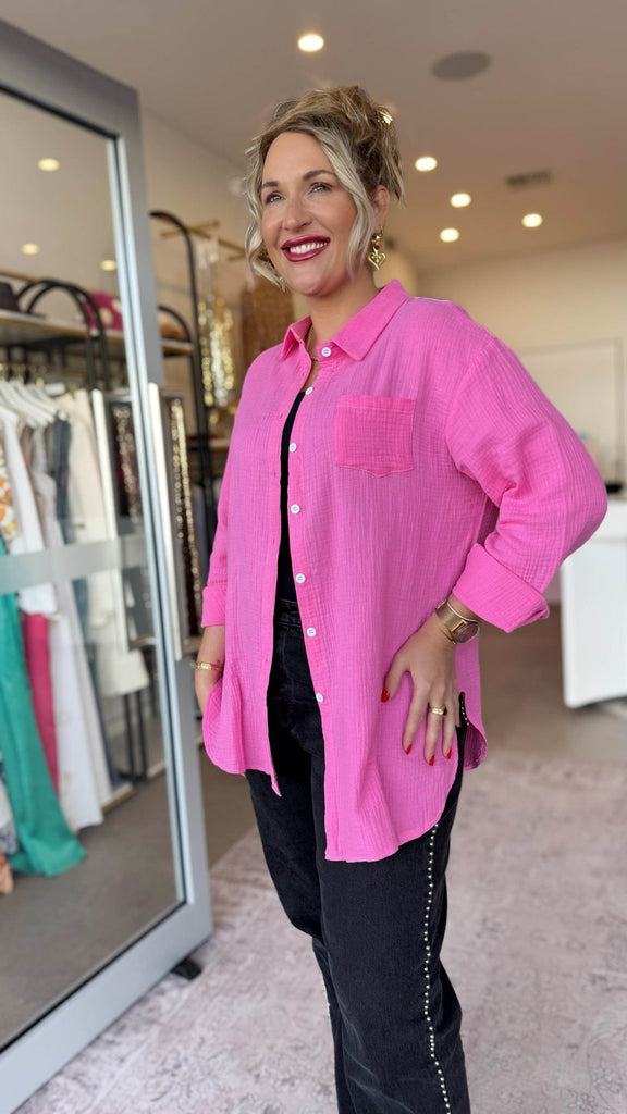 MOSMAN TEXTURED SHIRT - THEPINK