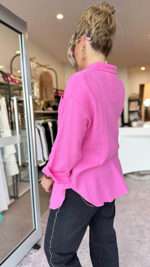 MOSMAN TEXTURED SHIRT - THEPINK