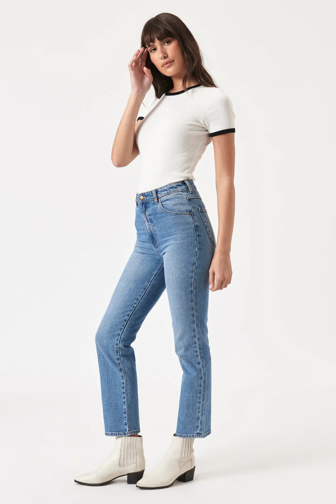 ORIGINAL STRAIGHT BRAD BLUE JEANS - THEPINK