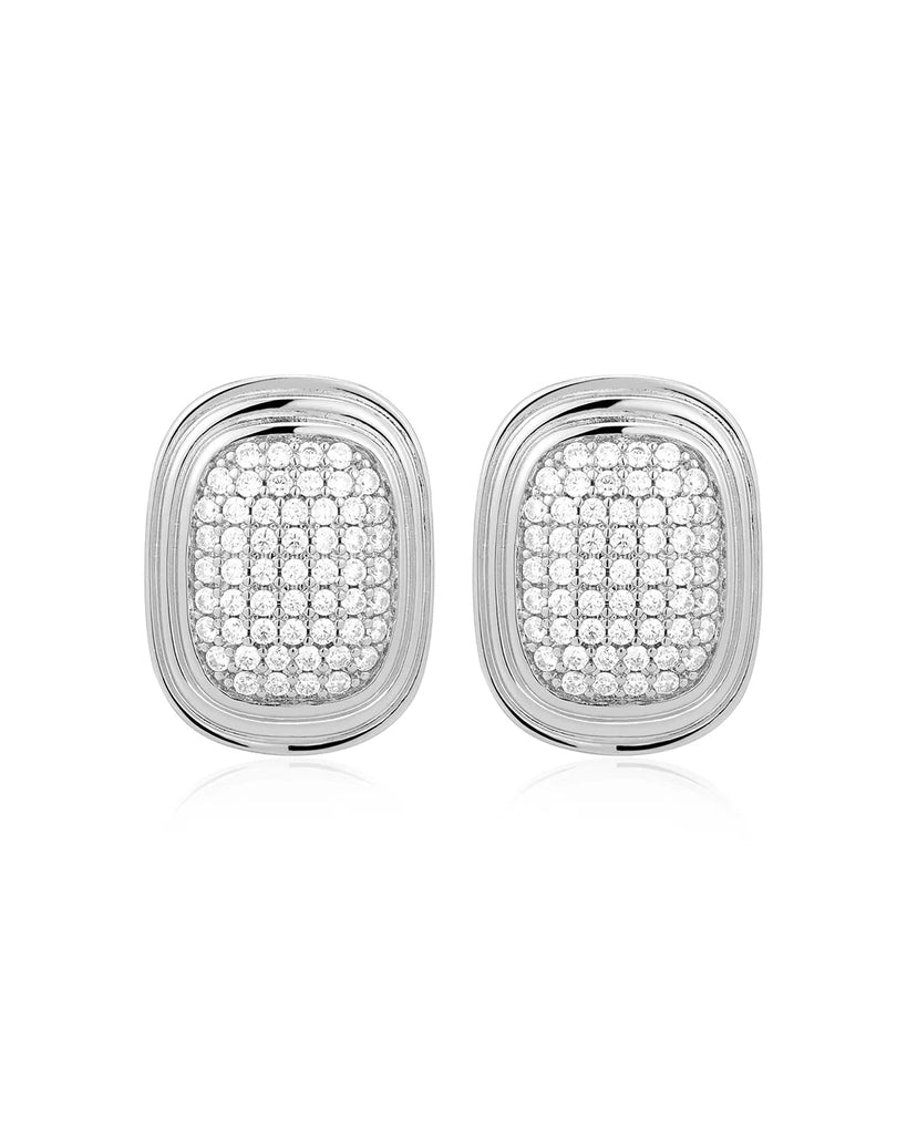 PAVE OVAL STATEMENT STUDS - THEPINK