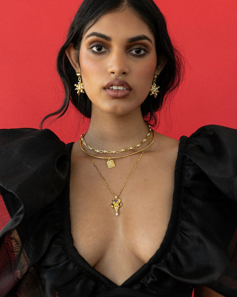 PRIYA NECKLACE GOLD - THEPINK