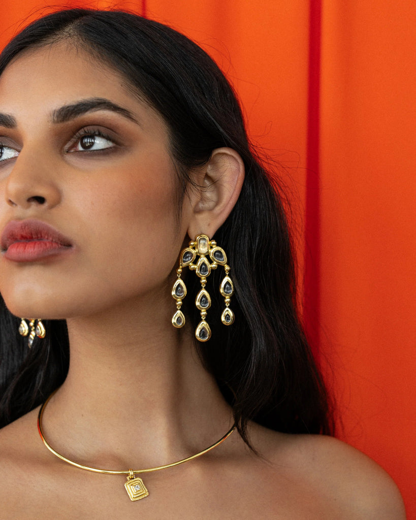 RANI EARRNGS - GOLD - THEPINK