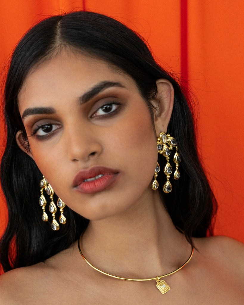 RANI EARRNGS - GOLD - THEPINK