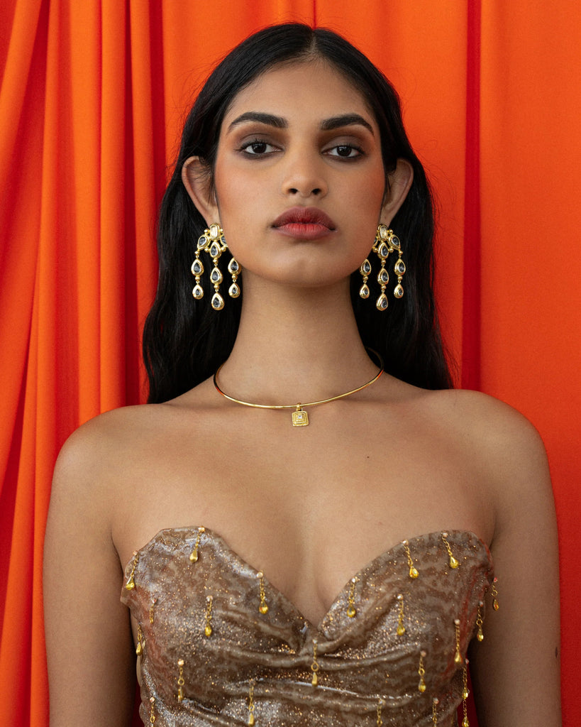 RANI EARRNGS - GOLD - THEPINK
