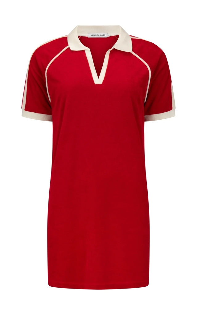 RHODES TERRY DRESS - CHERRY PIE - THEPINK