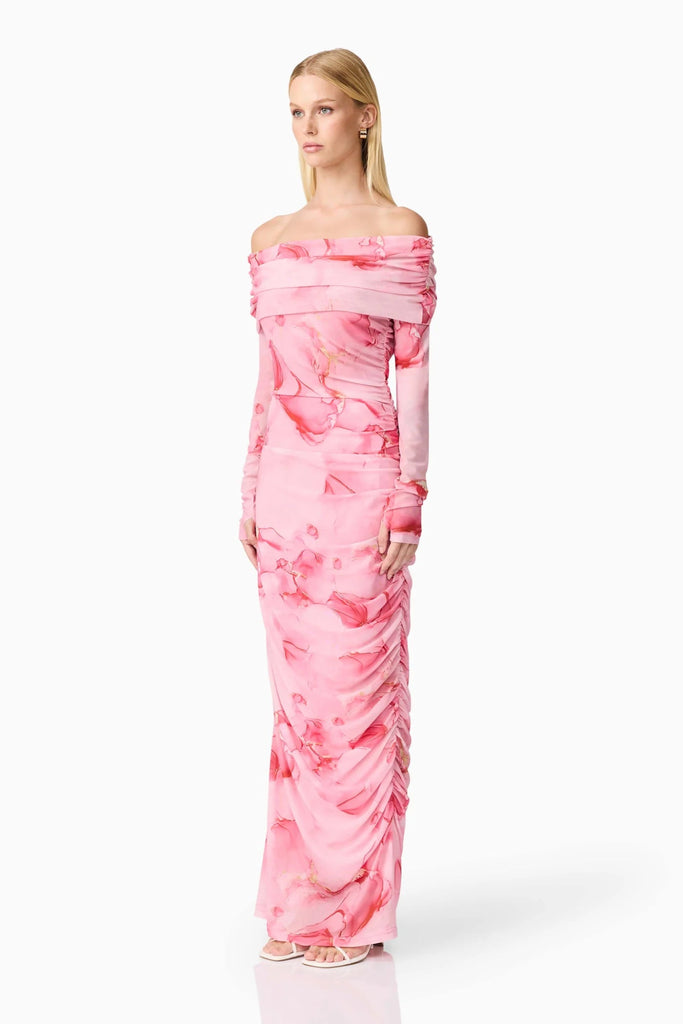 ROSALIA MAXI DRESS - PINK - THEPINK