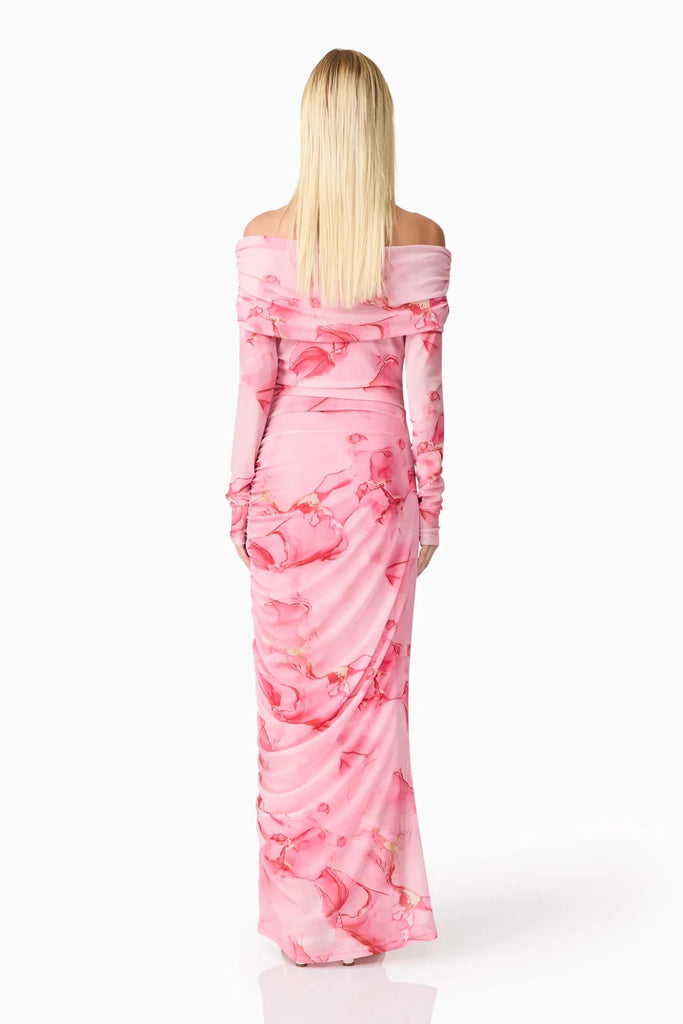ROSALIA MAXI DRESS - PINK - THEPINK