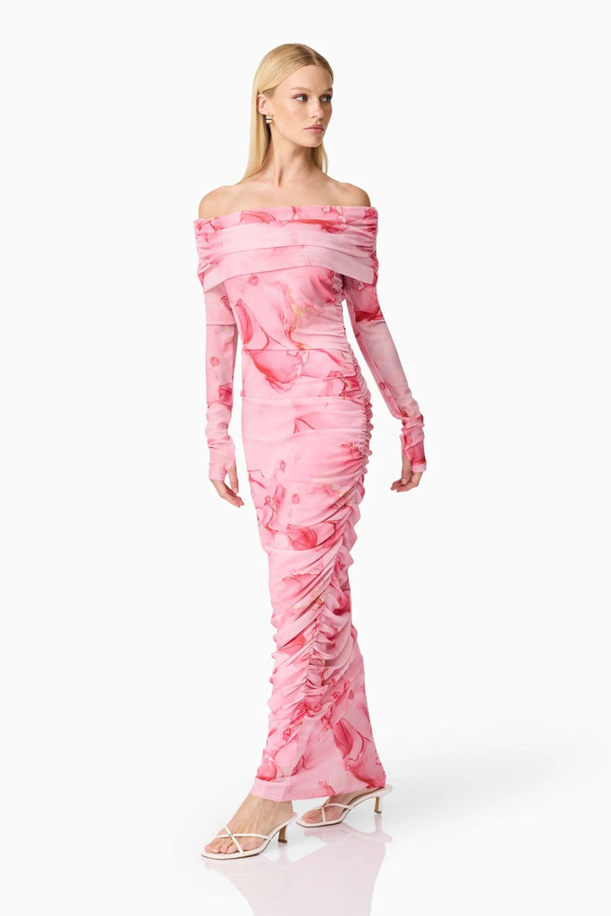 ROSALIA MAXI DRESS - PINK - THEPINK