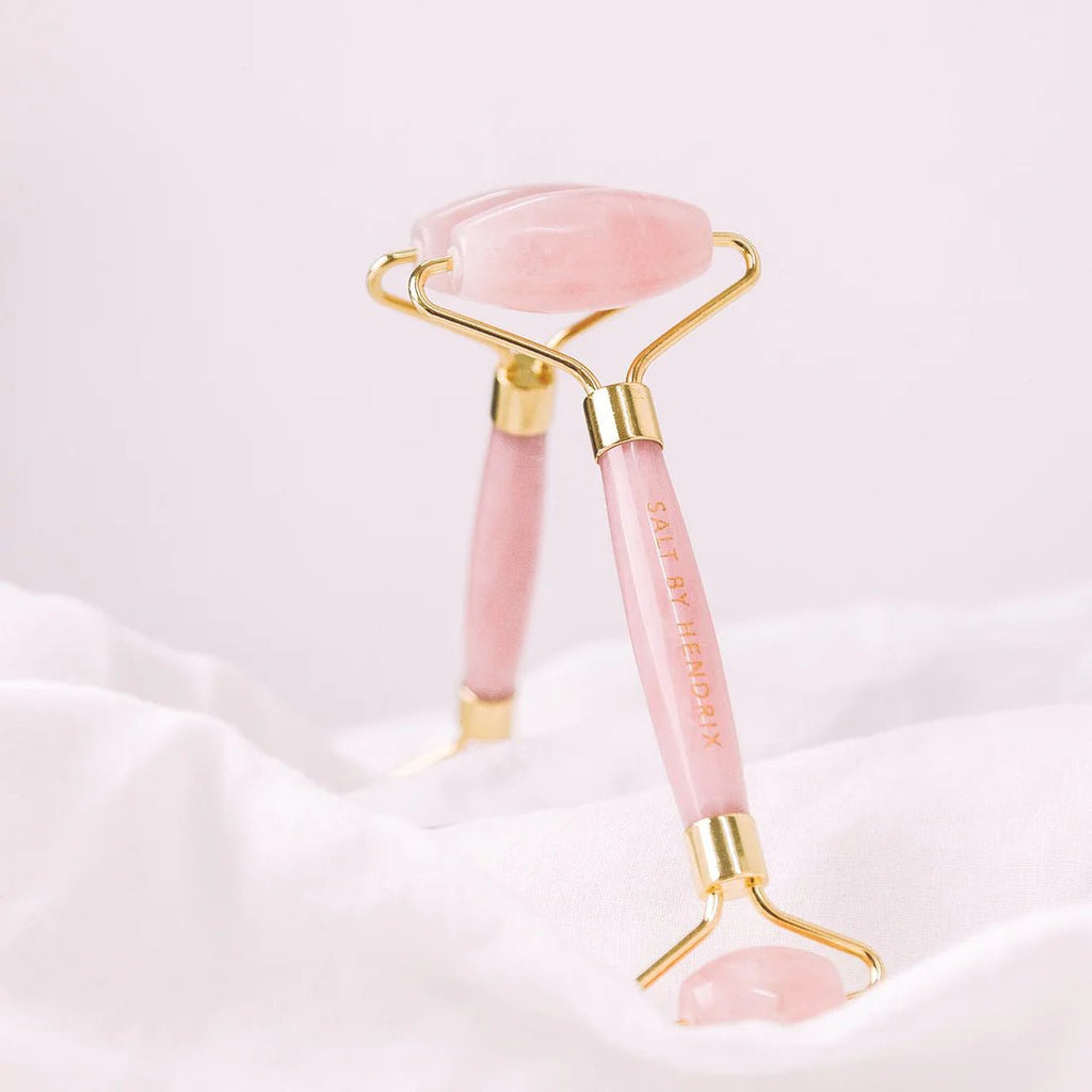 ROSE QUARTZ FACE ROLLER - THEPINK