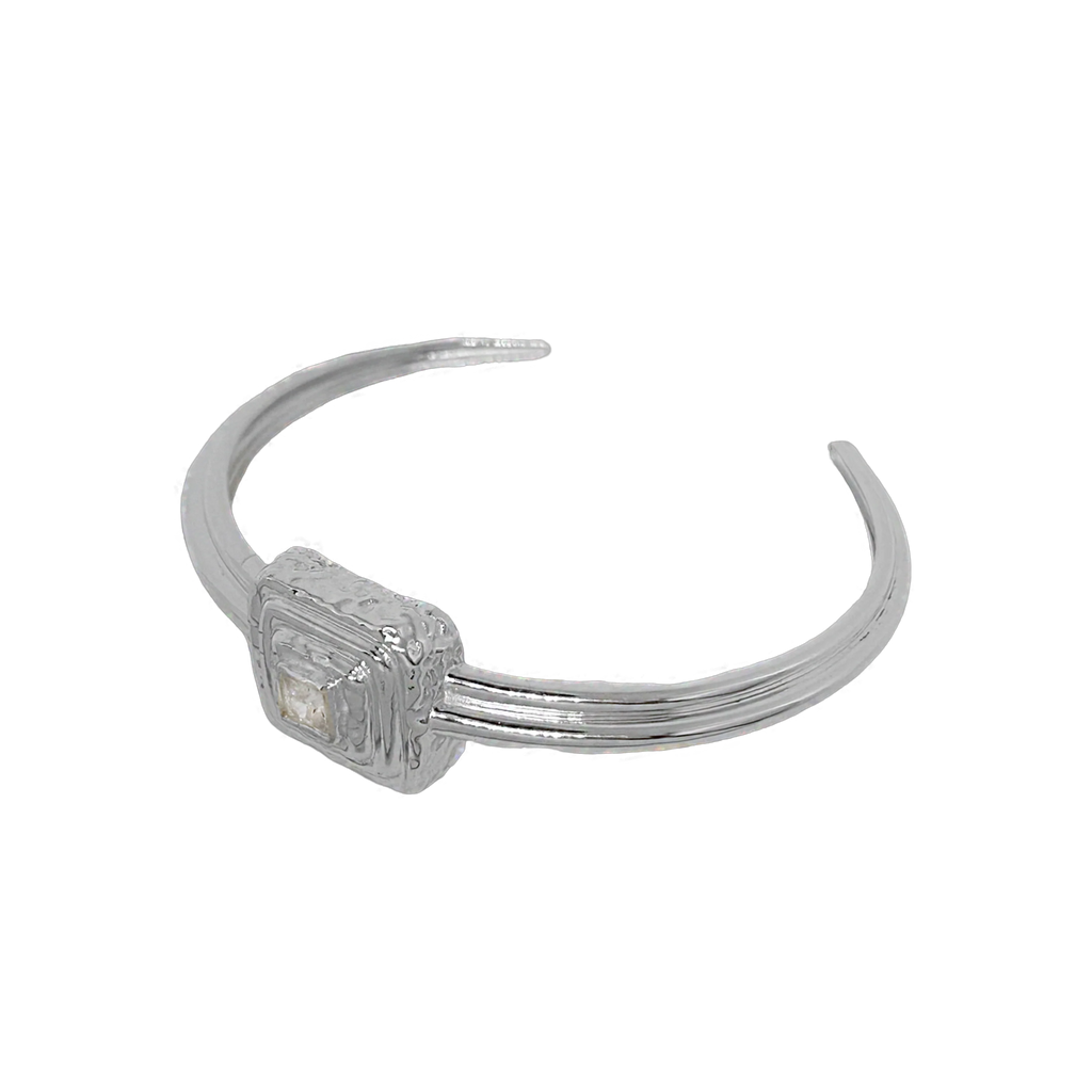 SAMIRA CUFF SILVER - THEPINK