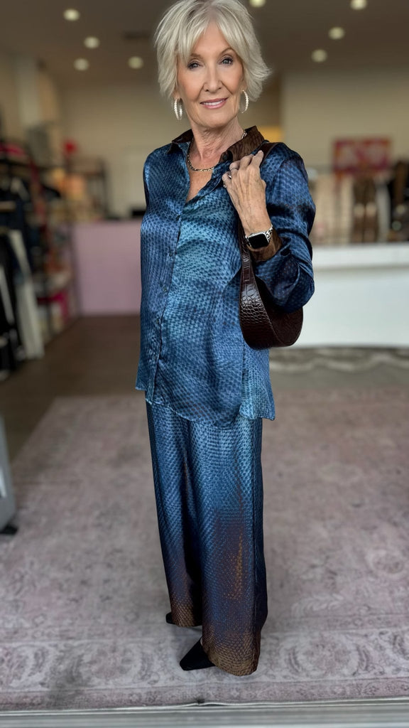 SERENA SILK PANTS - THEPINK