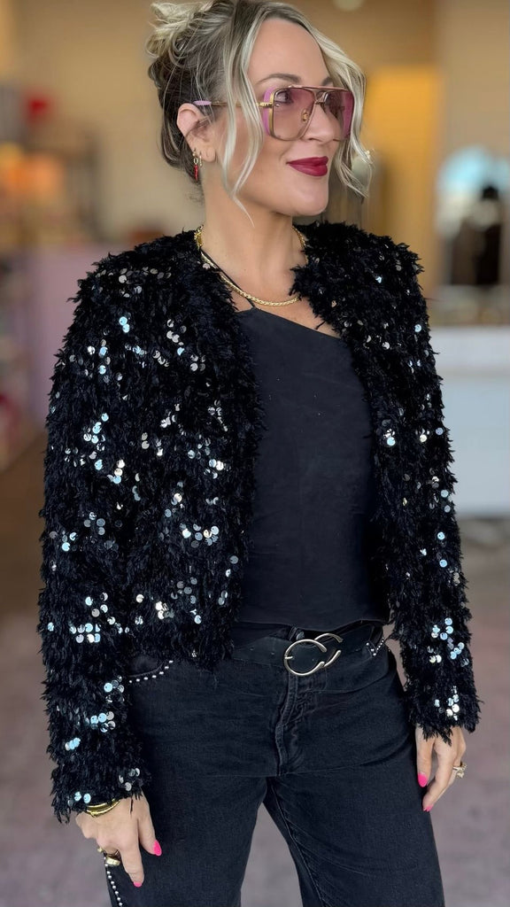 SPLENDOUR JACKET - BLACK - THEPINK