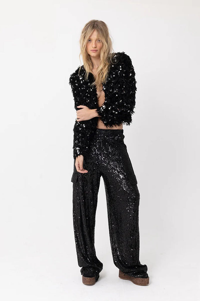 SPLENDOUR JACKET - BLACK - THEPINK