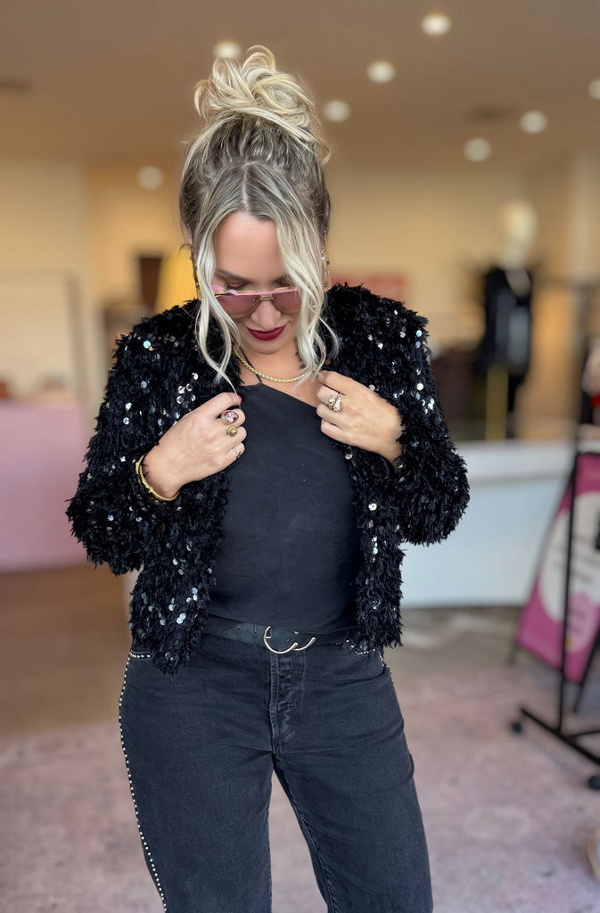 SPLENDOUR JACKET - BLACK - THEPINK