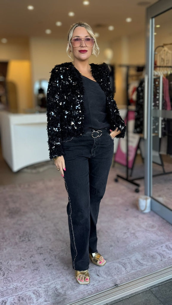 SPLENDOUR JACKET - BLACK - THEPINK