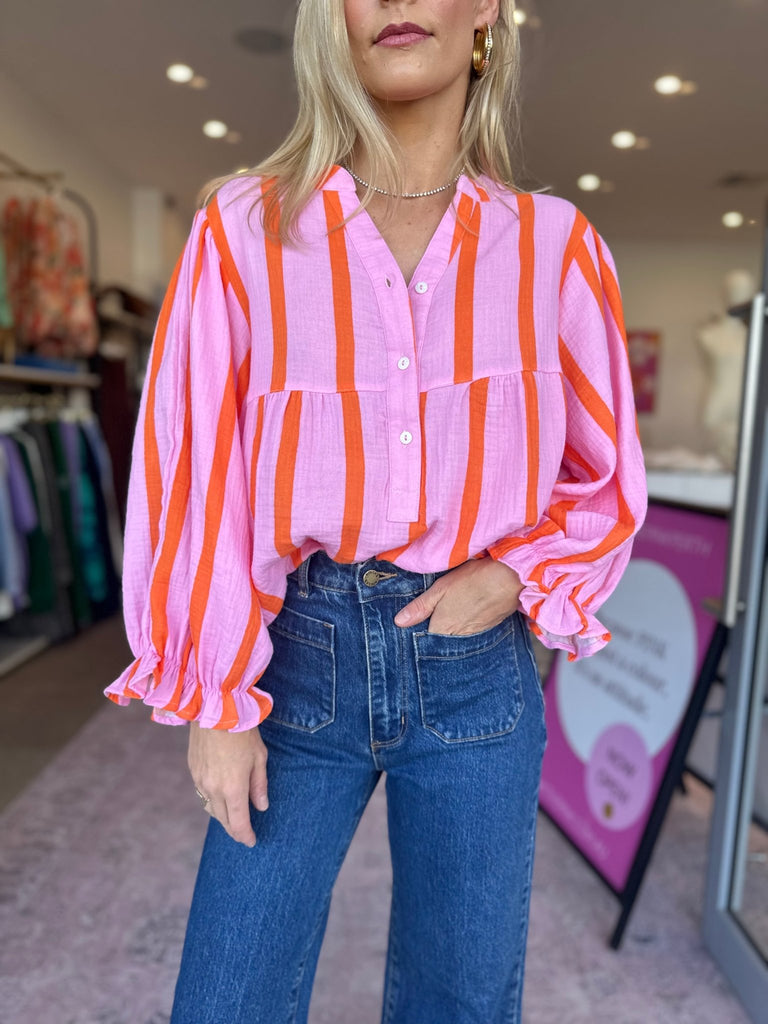 SUNSET BLOUSE - THEPINK