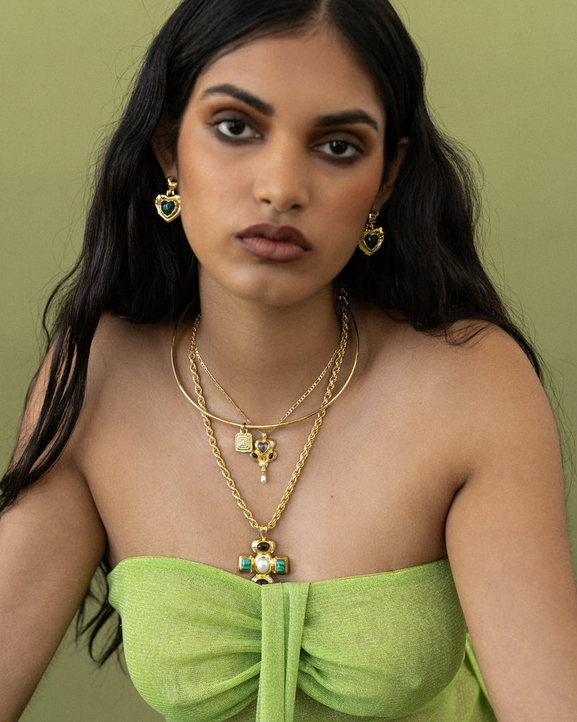 SURI EARRNGS - GOLD - THEPINK