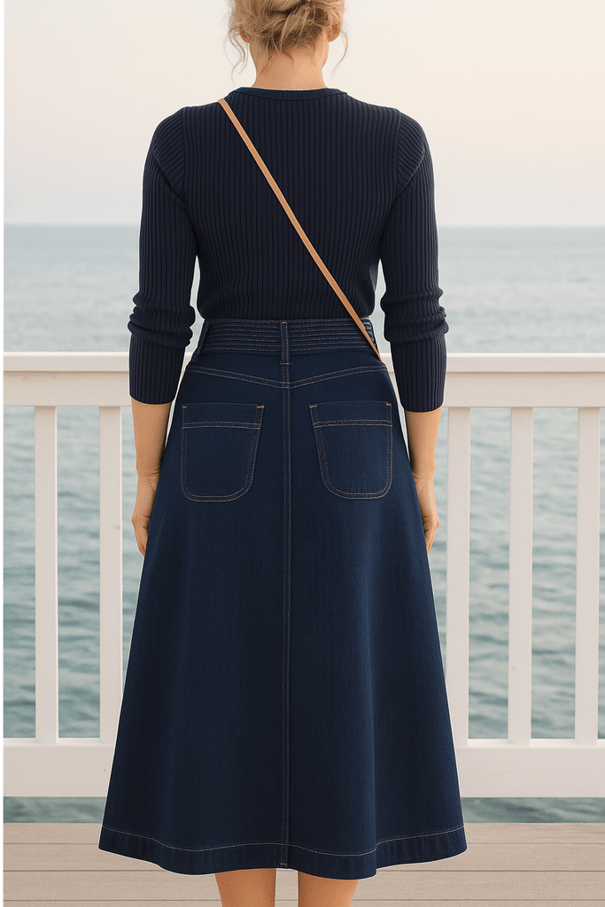 THE INDIGO SKIRT - THEPINK