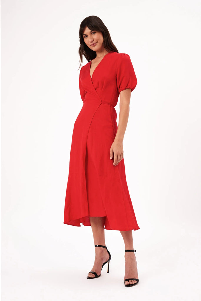 VERONA DRESS - CORAL - THEPINK