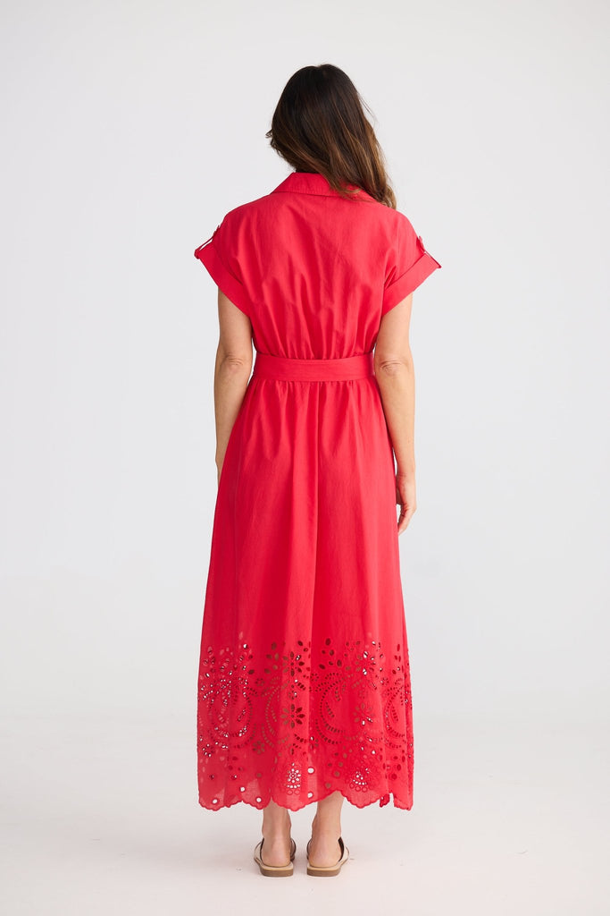 VERSAILLES DRESS - CHILLI RED - THEPINK